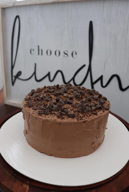 Chocolate on Chocolate Cake - Round Shape