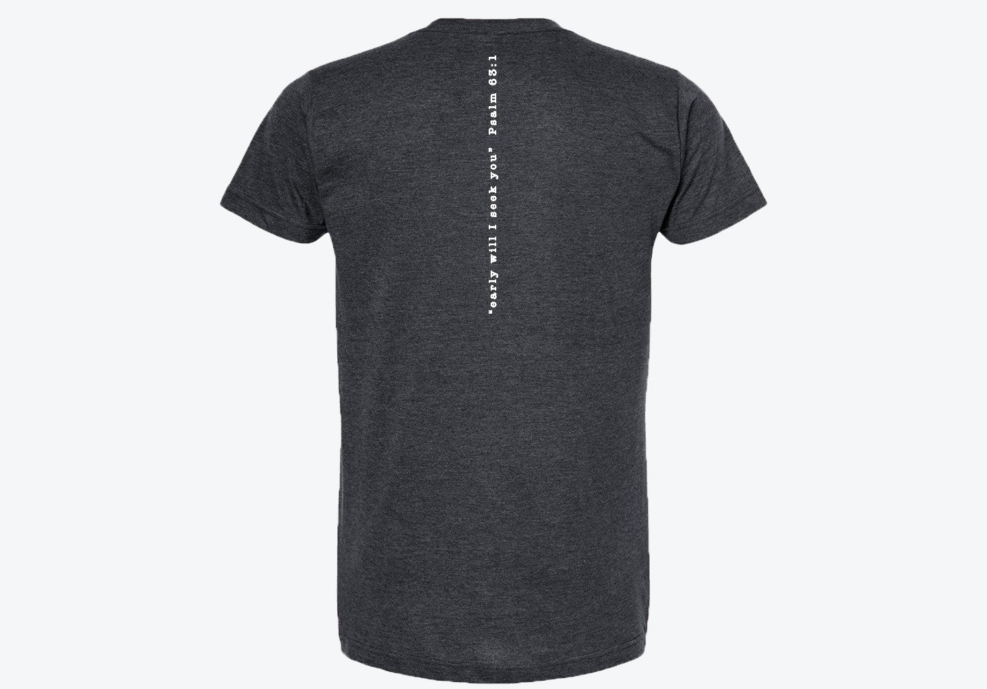 Jesus is My Morning Coffee Tee-Charcoal